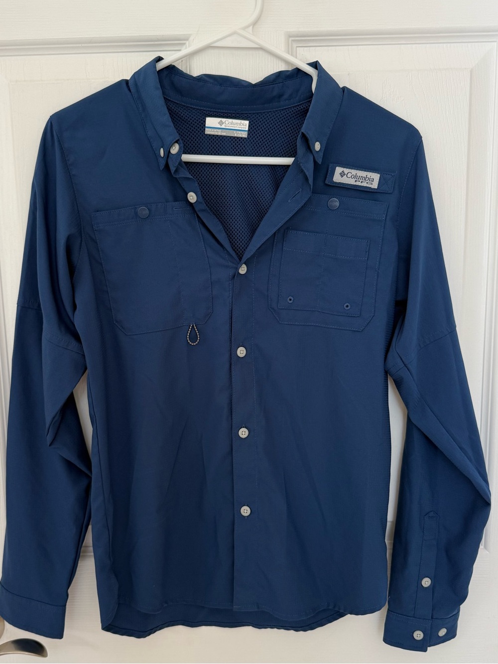 Youth Boys Columbia Omni-Shade Lightweight Long Sleeve, Size Large